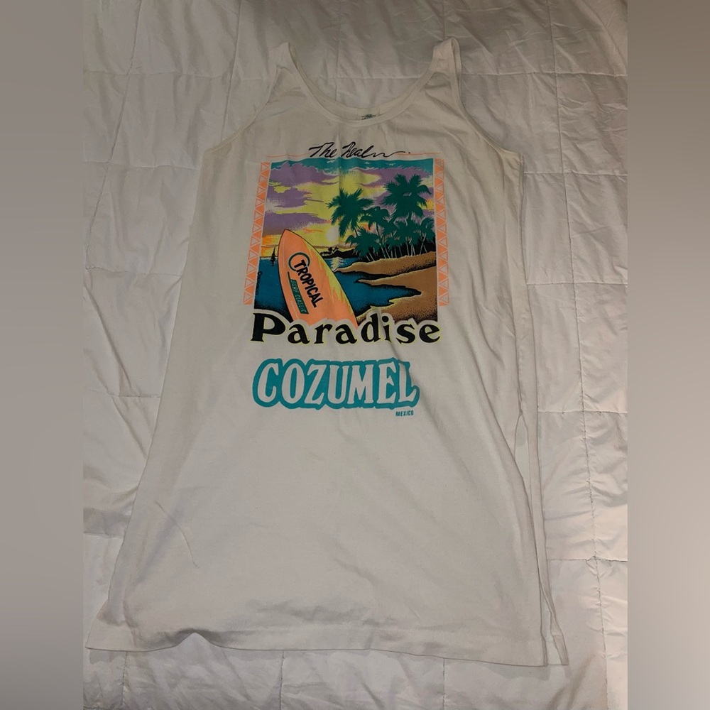 The Real Paradise Paradise Cozumel Mexico Souvenir T-shirt Size Small